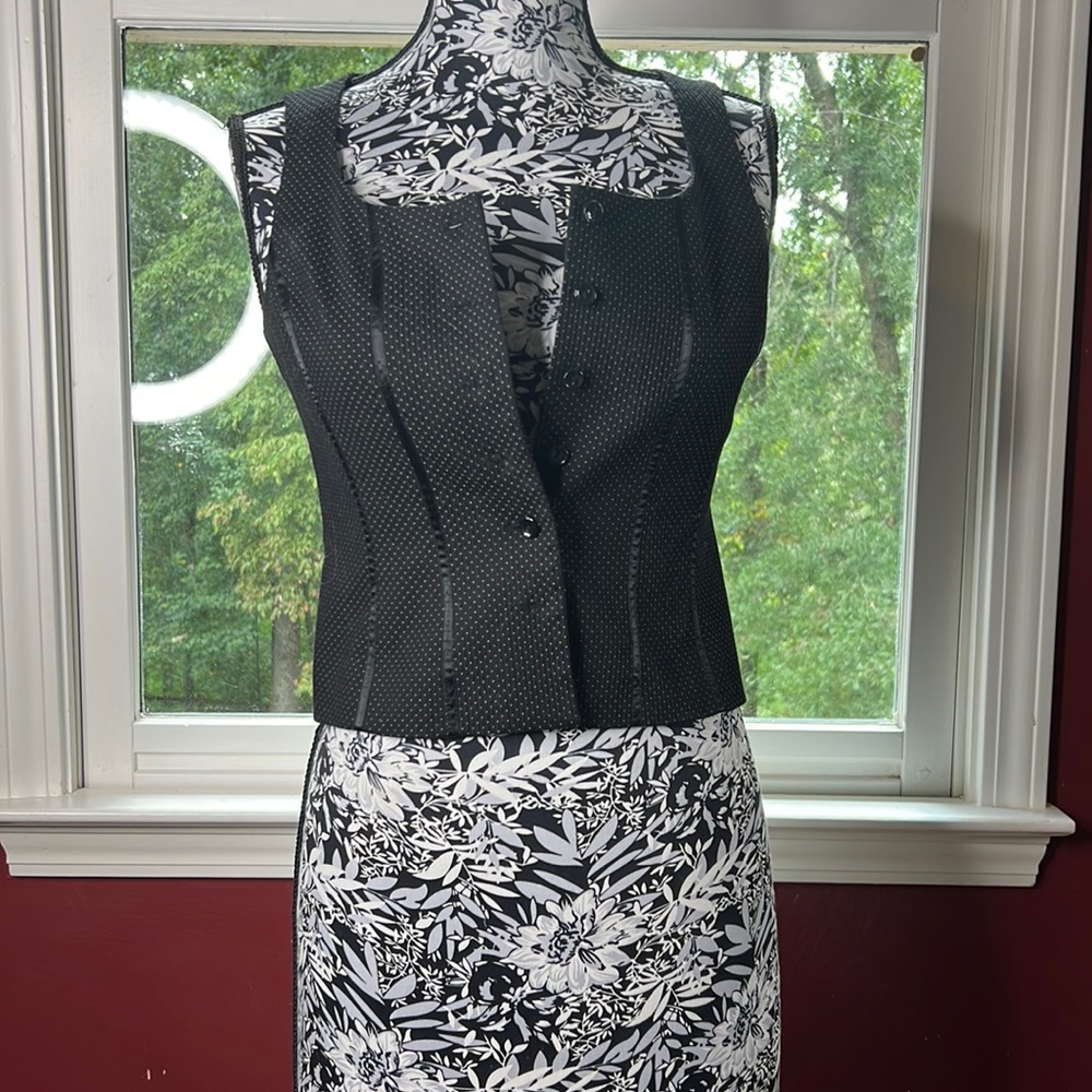 Nine West Polka Dot Vest